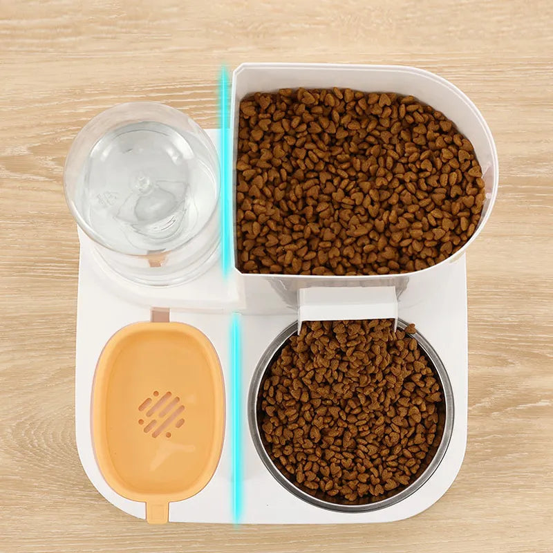 Alimentador Automático para Gatos com Bebedouro